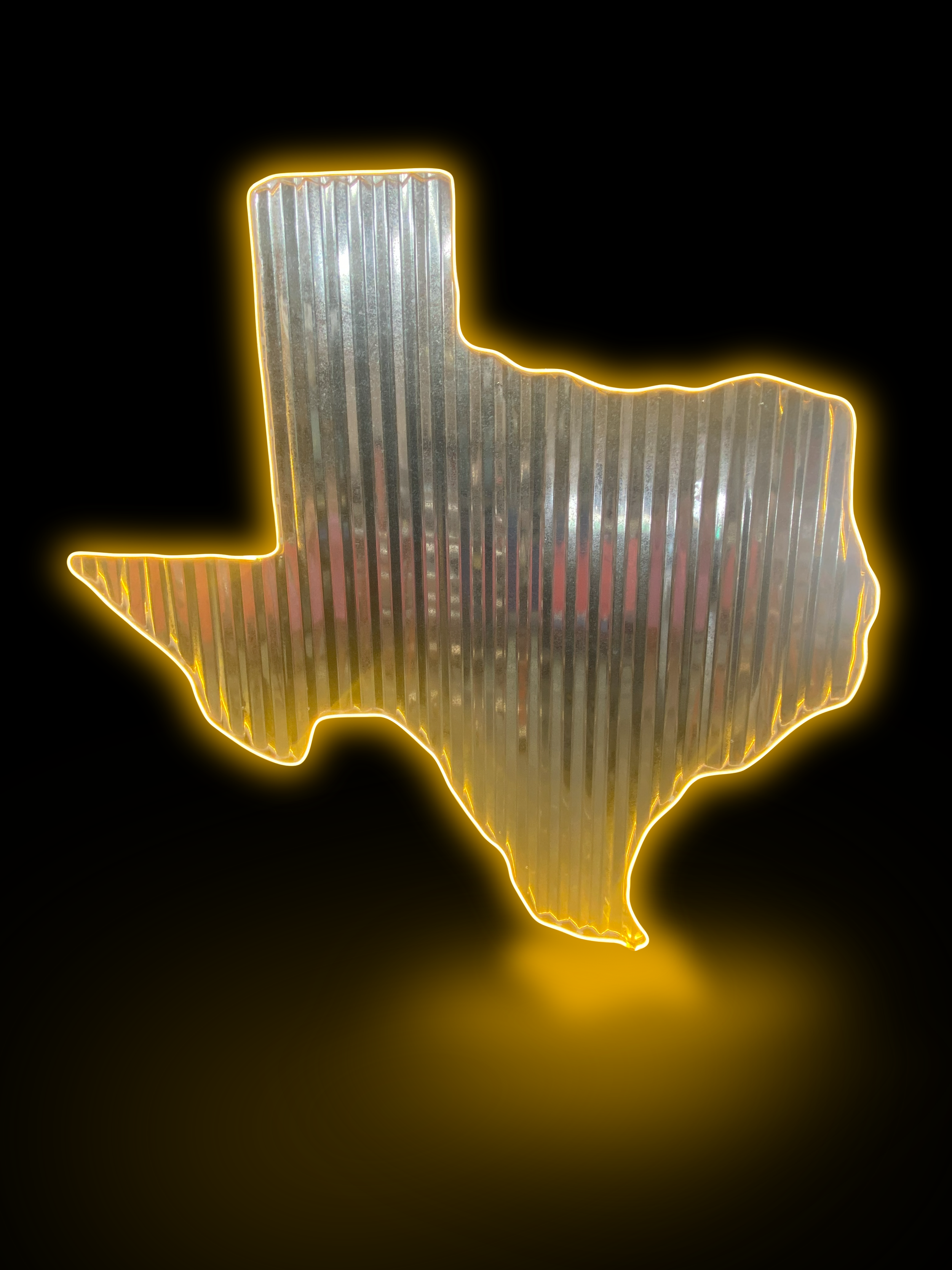 The Corrugated Neon TX- 8'H