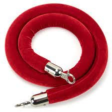 The Red Rope with Silver Connector