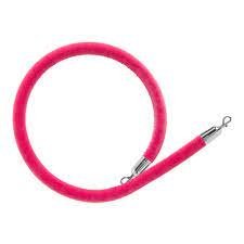 The Hot Pink Rope with Silver Connector