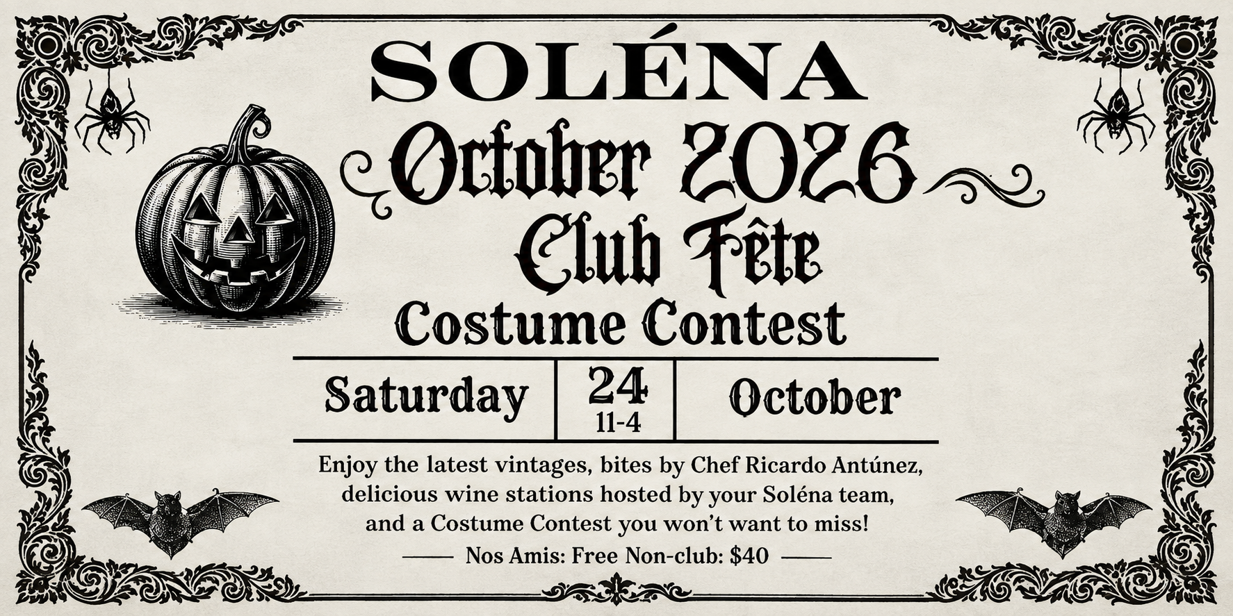 October 2026 Club Fête