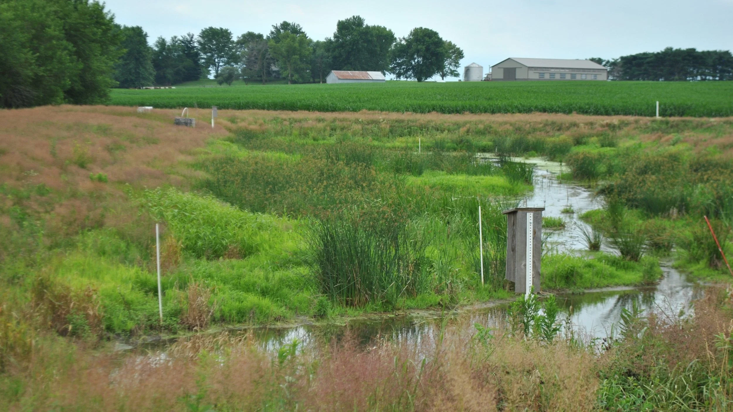 June 2017, about two years after construction