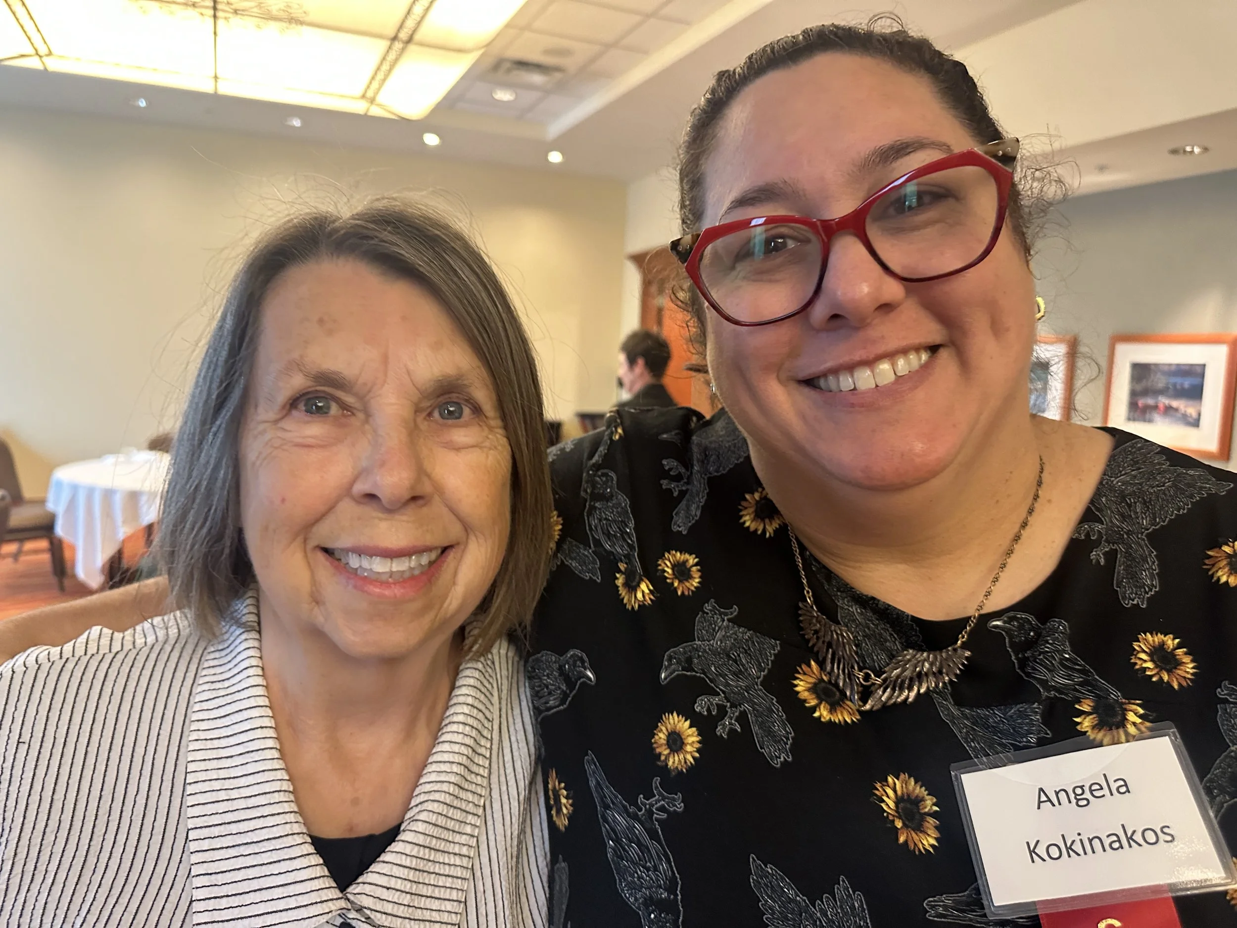 Lois Price Spratlen Foundation Founder Connie Huffine with Association of Advanced Practice Psychiatric Nurses (AAPPN) Board Member Angela Kokinakos