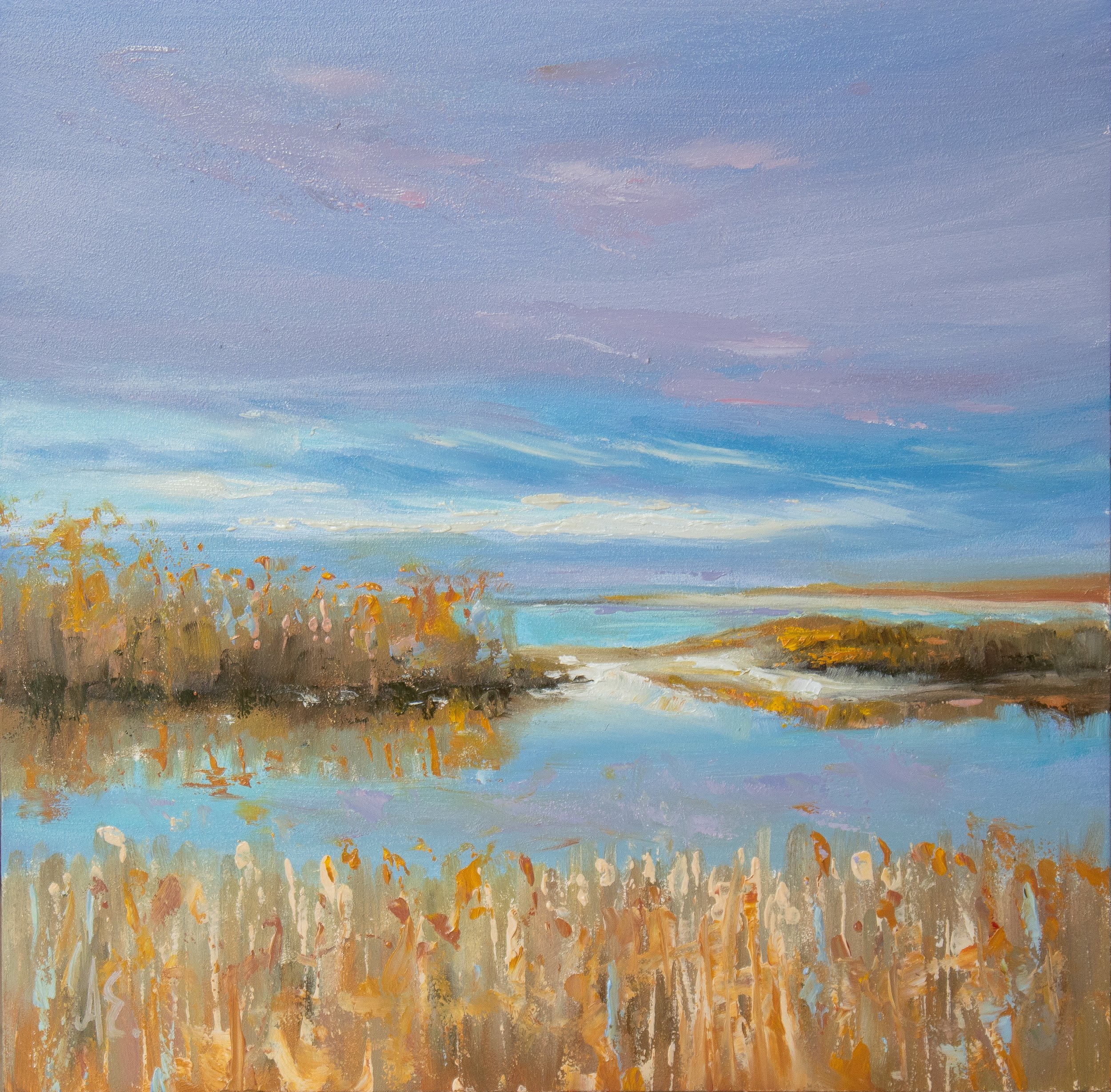 Oil-painting-commission-martha's-vineyard-house- sunset- fall- autumn-massachussetts- artist-adriana-eftimie.jpg
