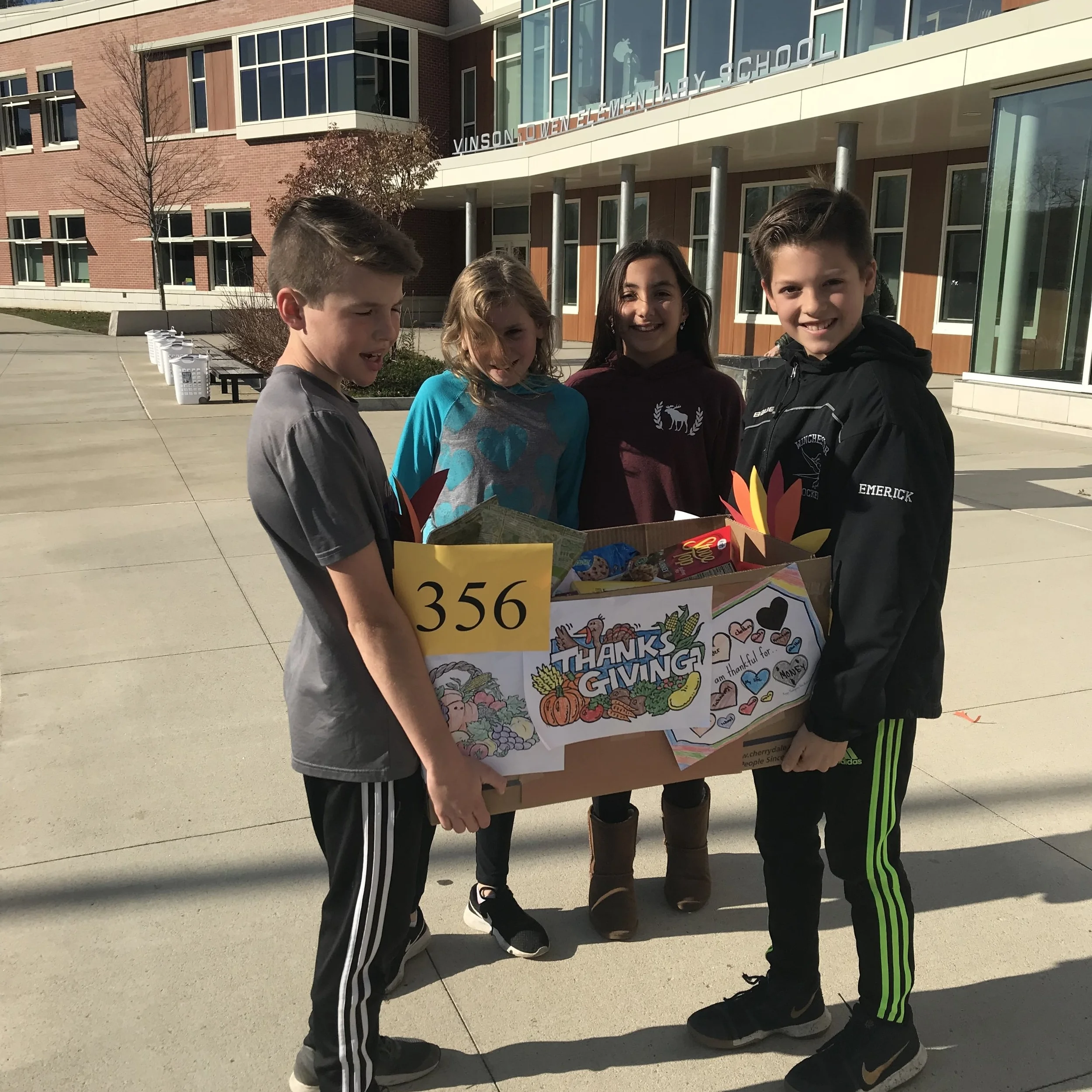 Thanksgiving baskets