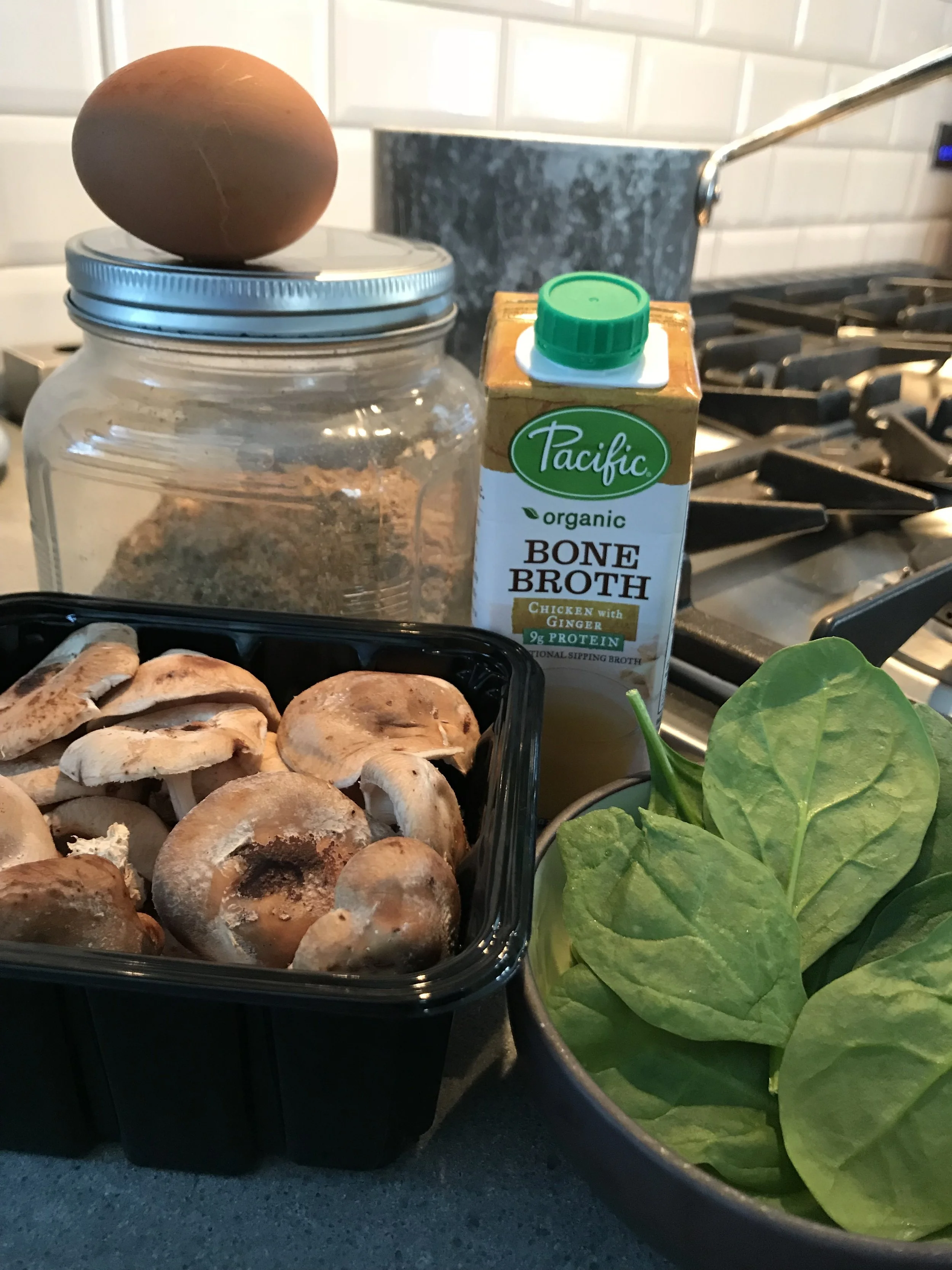 Quick Bone Broth Bowl