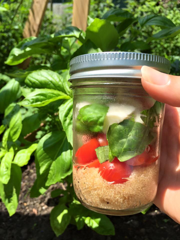 Caprese Salad in a Jar