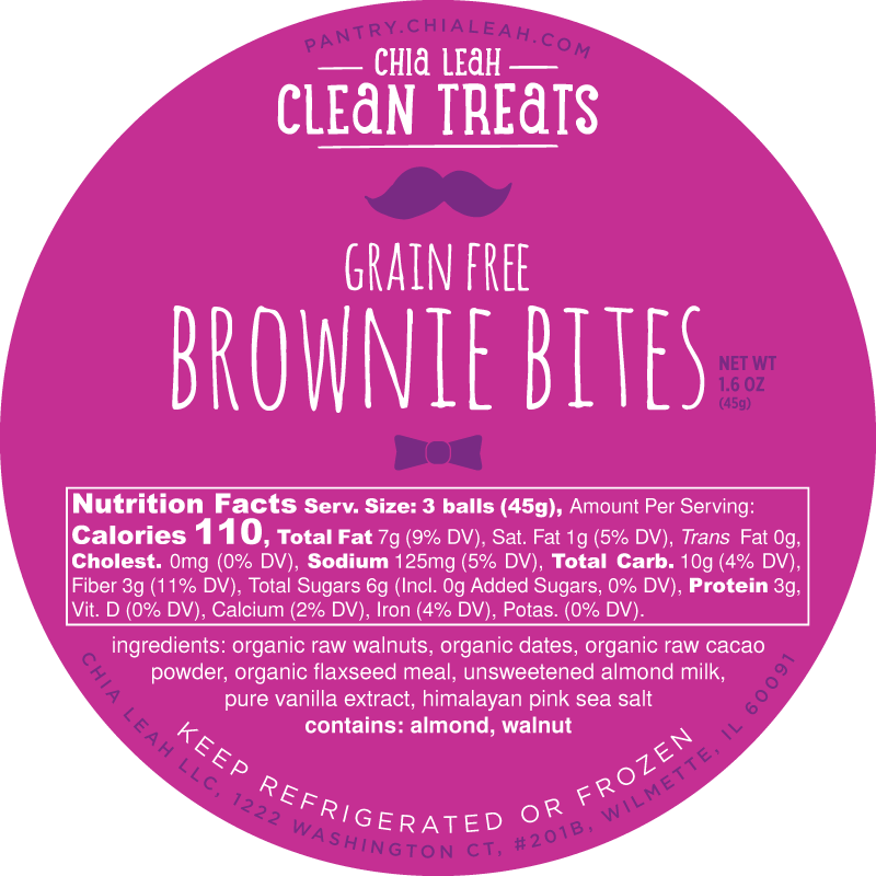 Grain Free Brownie Bites — Chia Leah