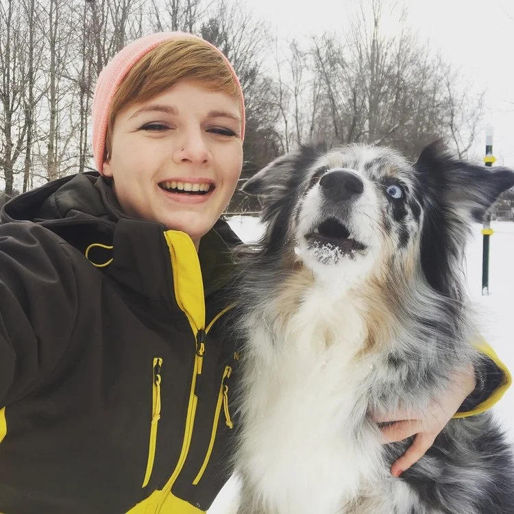 My best friend Brea, my Australian Shepherd.