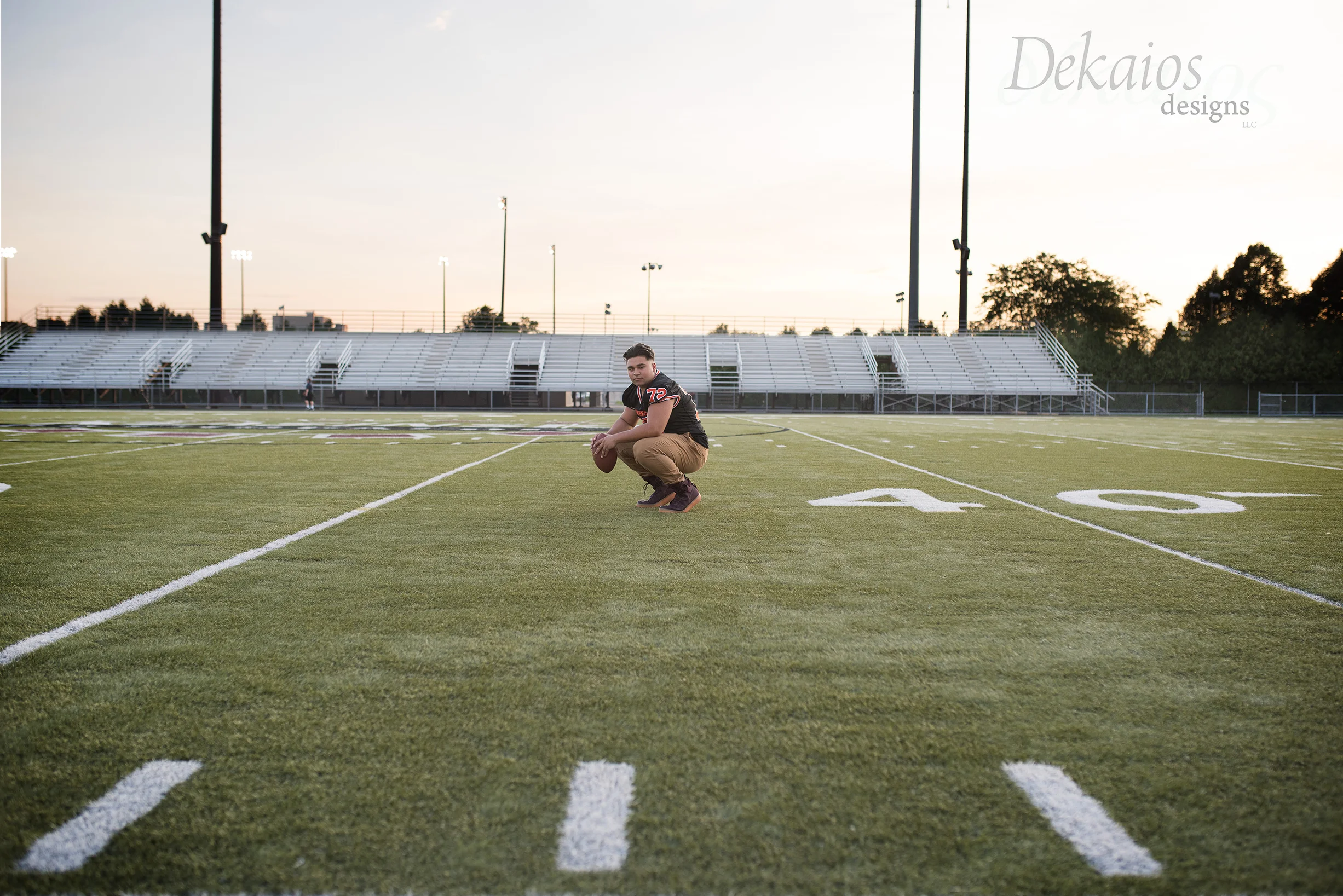 Love that we capture the moment on the football field.