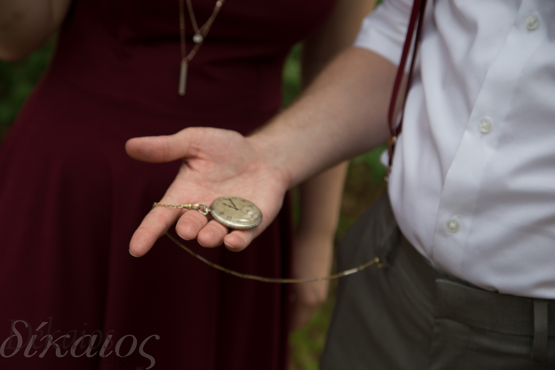 Graham had a very unique vintage pocket watch.