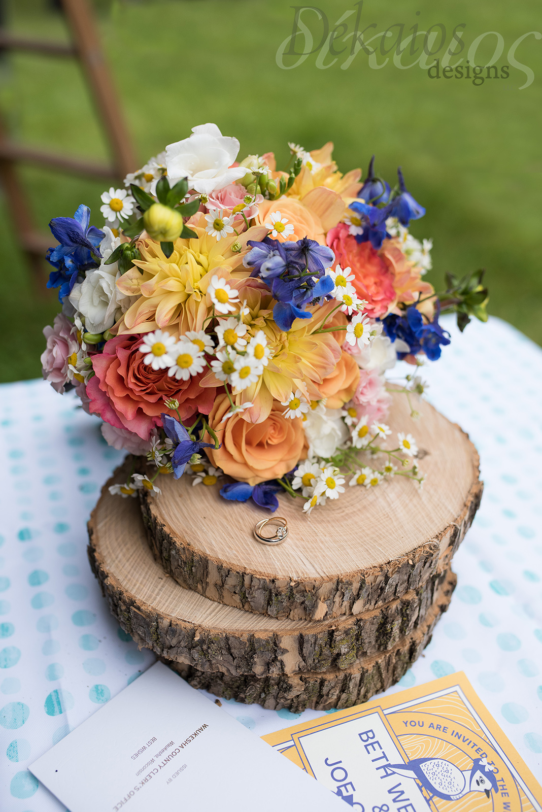 The flowers were so sweet!