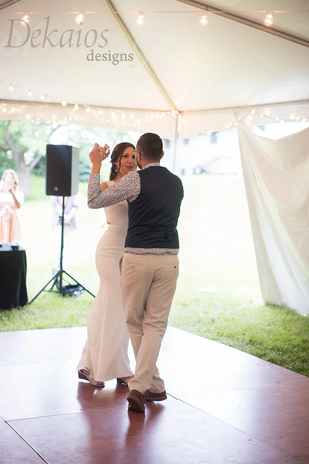 Their first dance kicked off the evening.