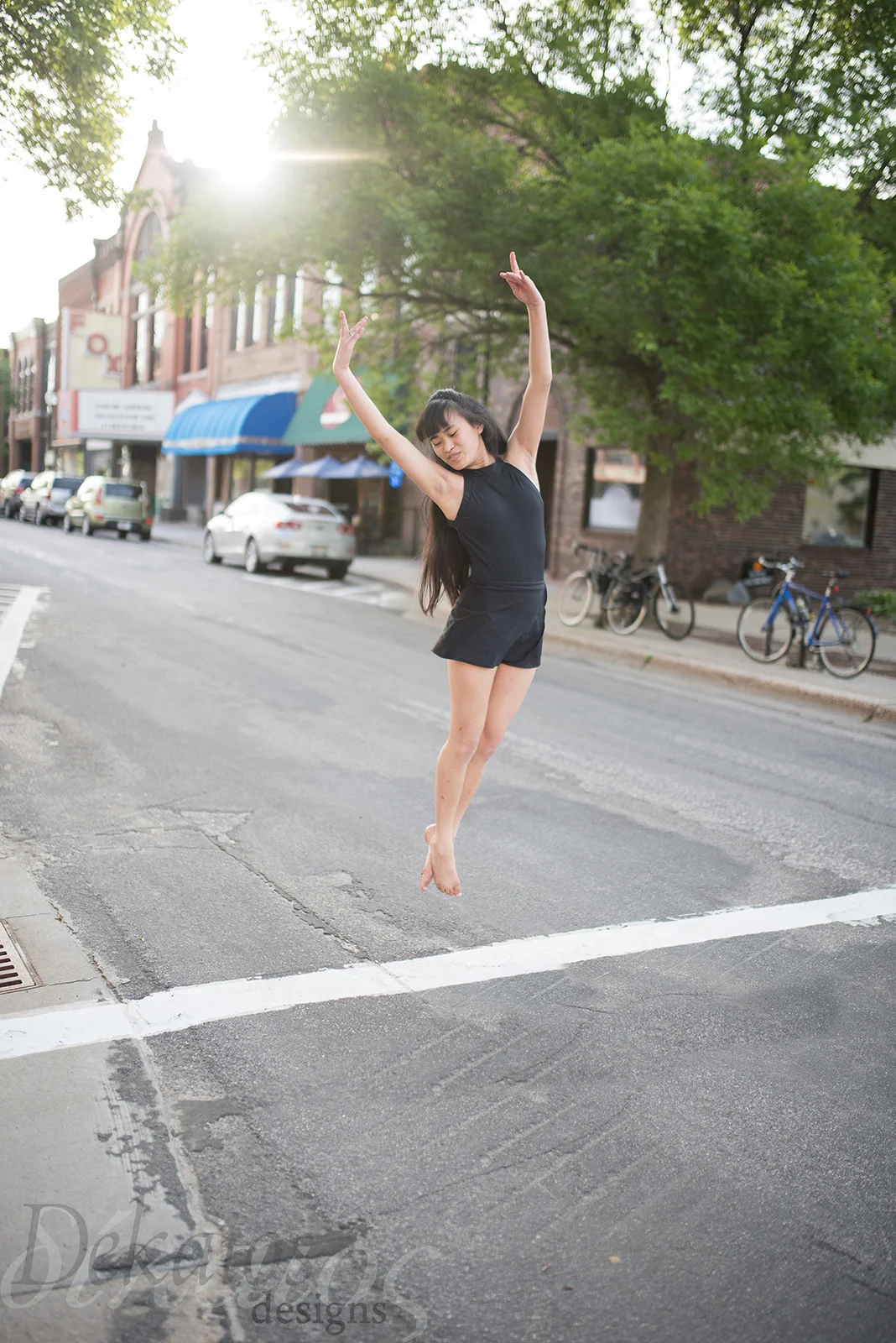 Lydia is a jumper! She got some amazing height here.