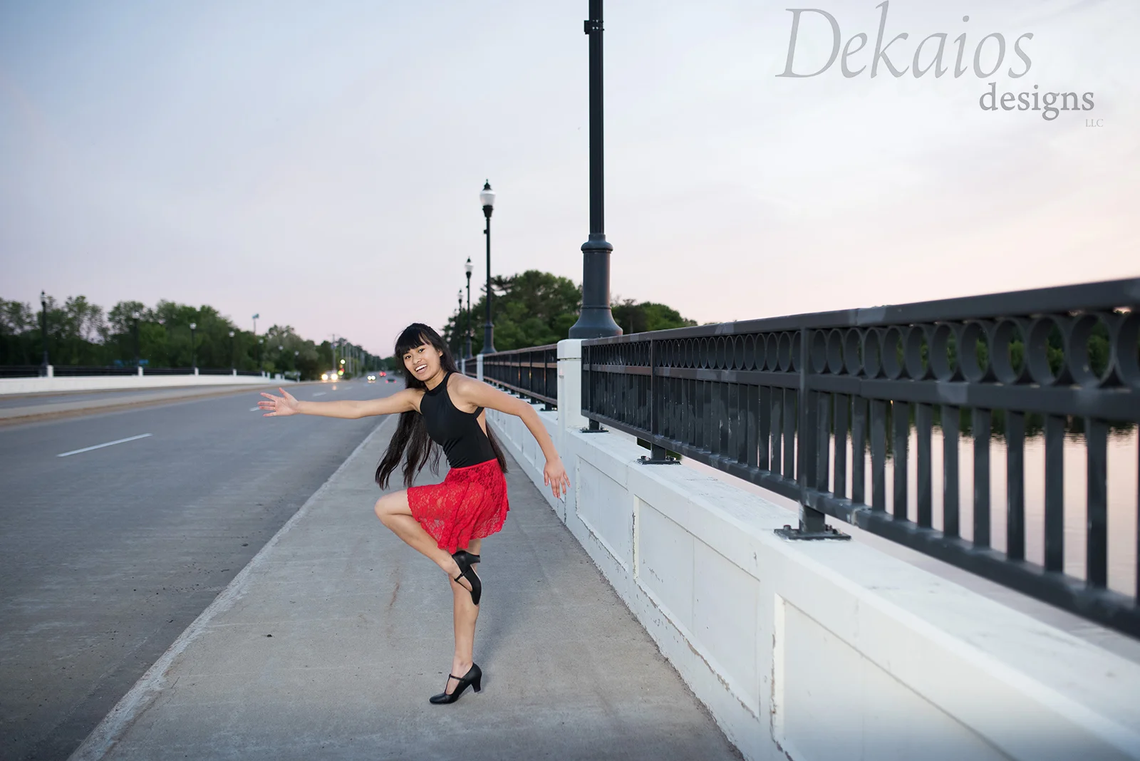 We ended in what I thought was tap shoes, but I am not sure now. It was a fun pose to wrap things up!