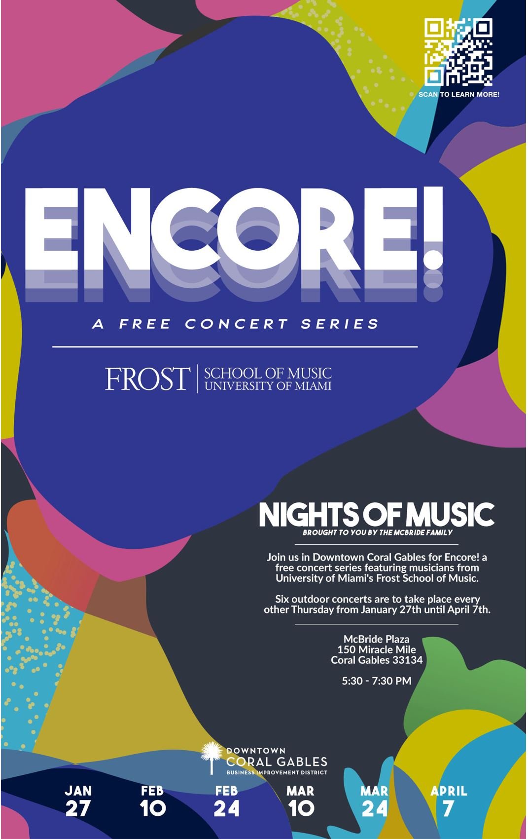 ENCORE - Frost School of Music/BID Collaborate on Free Music in Downtown