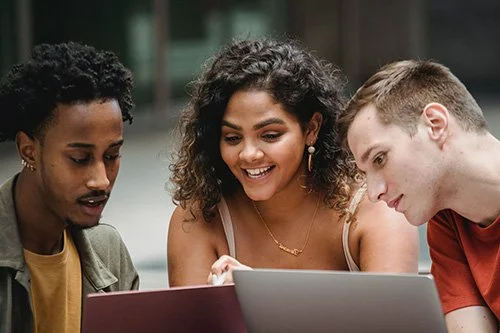 Teens on computers