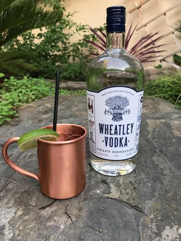 the thinking and drinking Wheatley Vodka, fresh lime juice and ginger beer $8