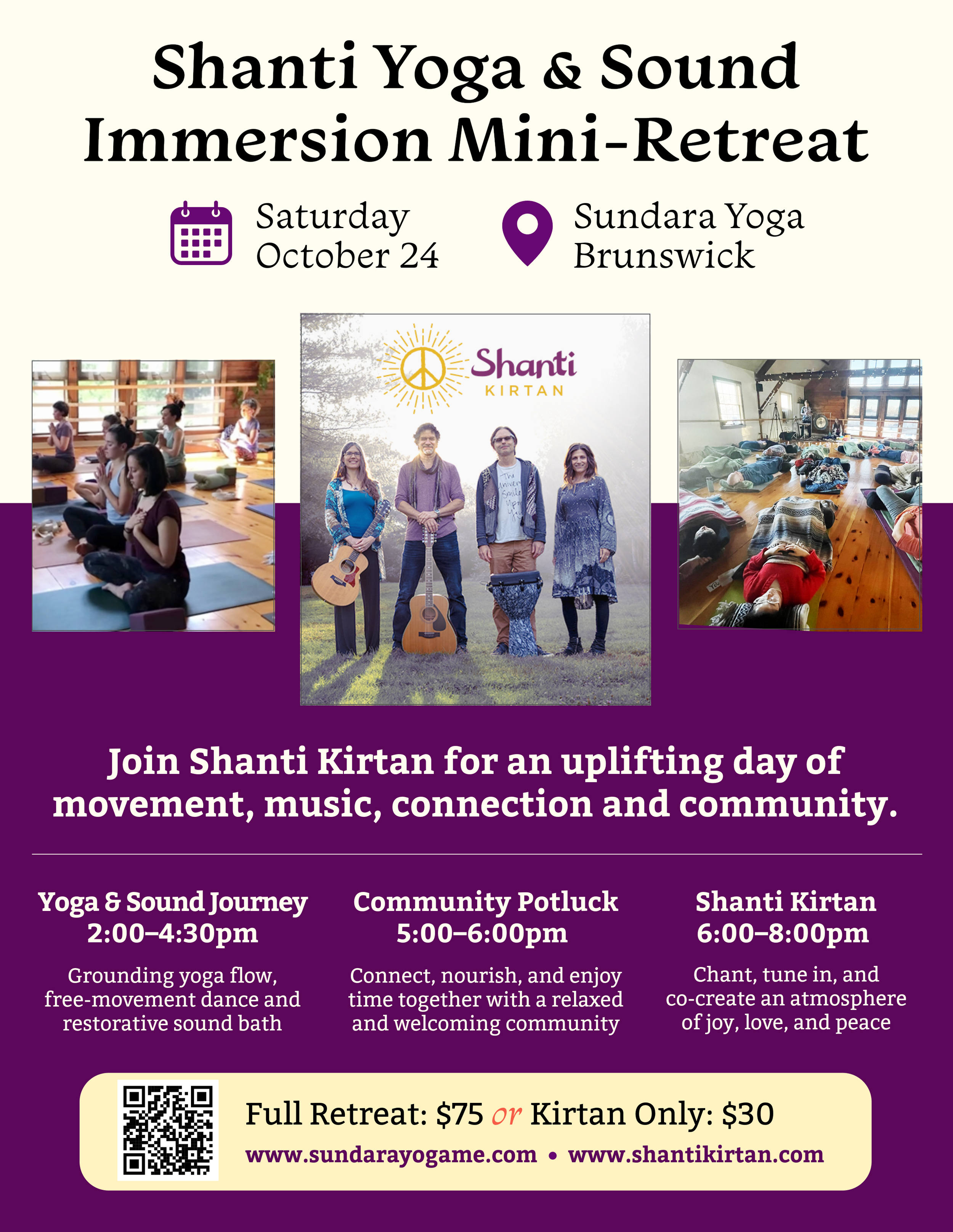 Shanti Yoga &amp; Sound Immersion Mini-Retreat