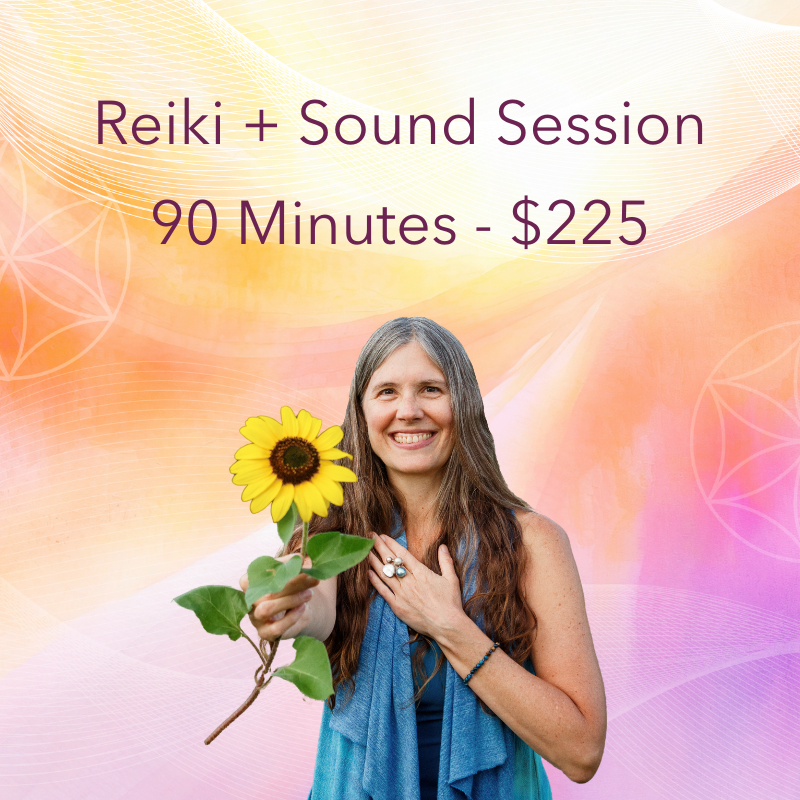 Reiki + Sound Sesssion - 90 Minutes
