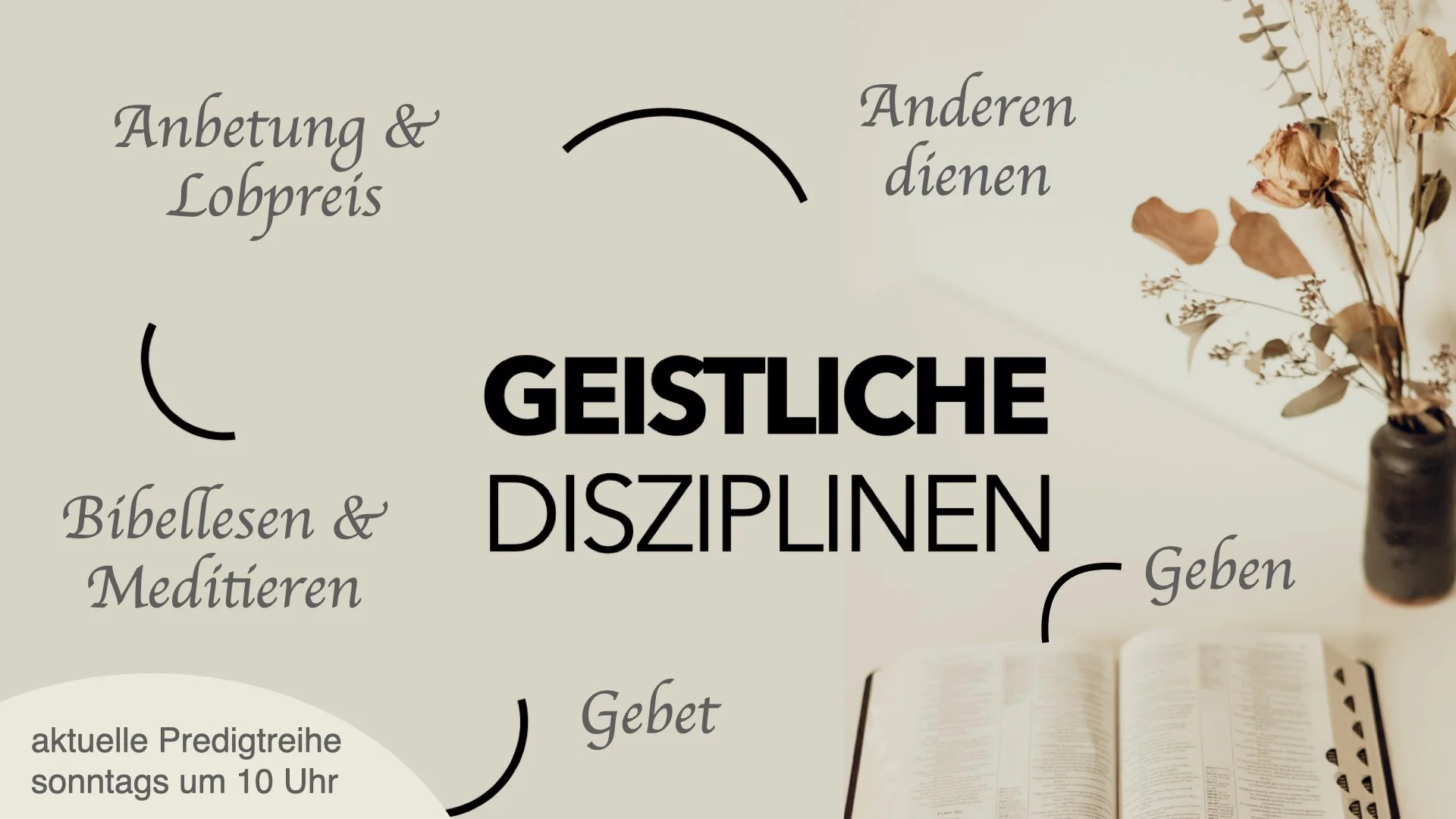 Geistliche Disziplinen - Beichte, Beratung, Anbetung &amp; Feiern