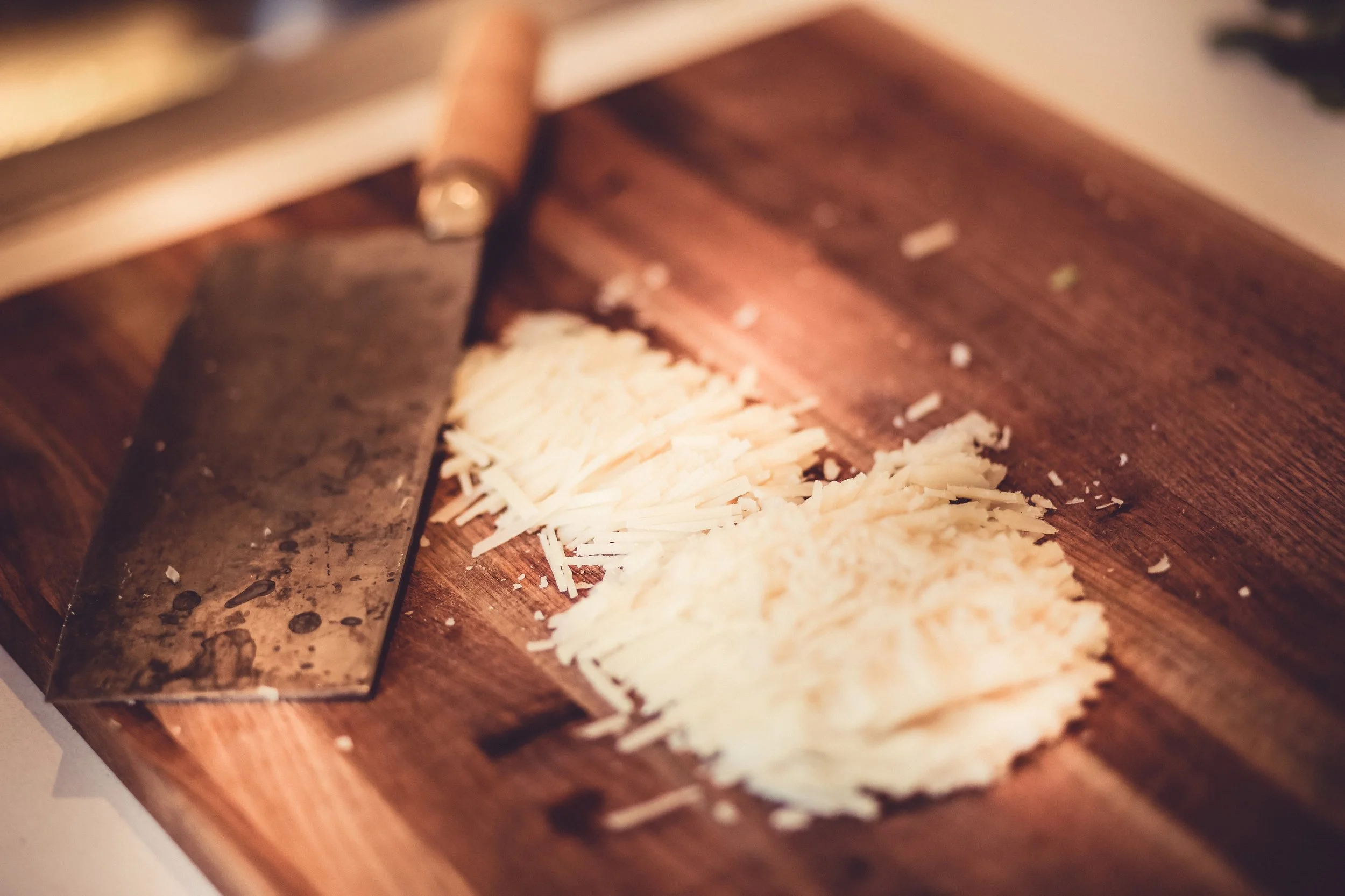 Some finely-chopped parmigiano!