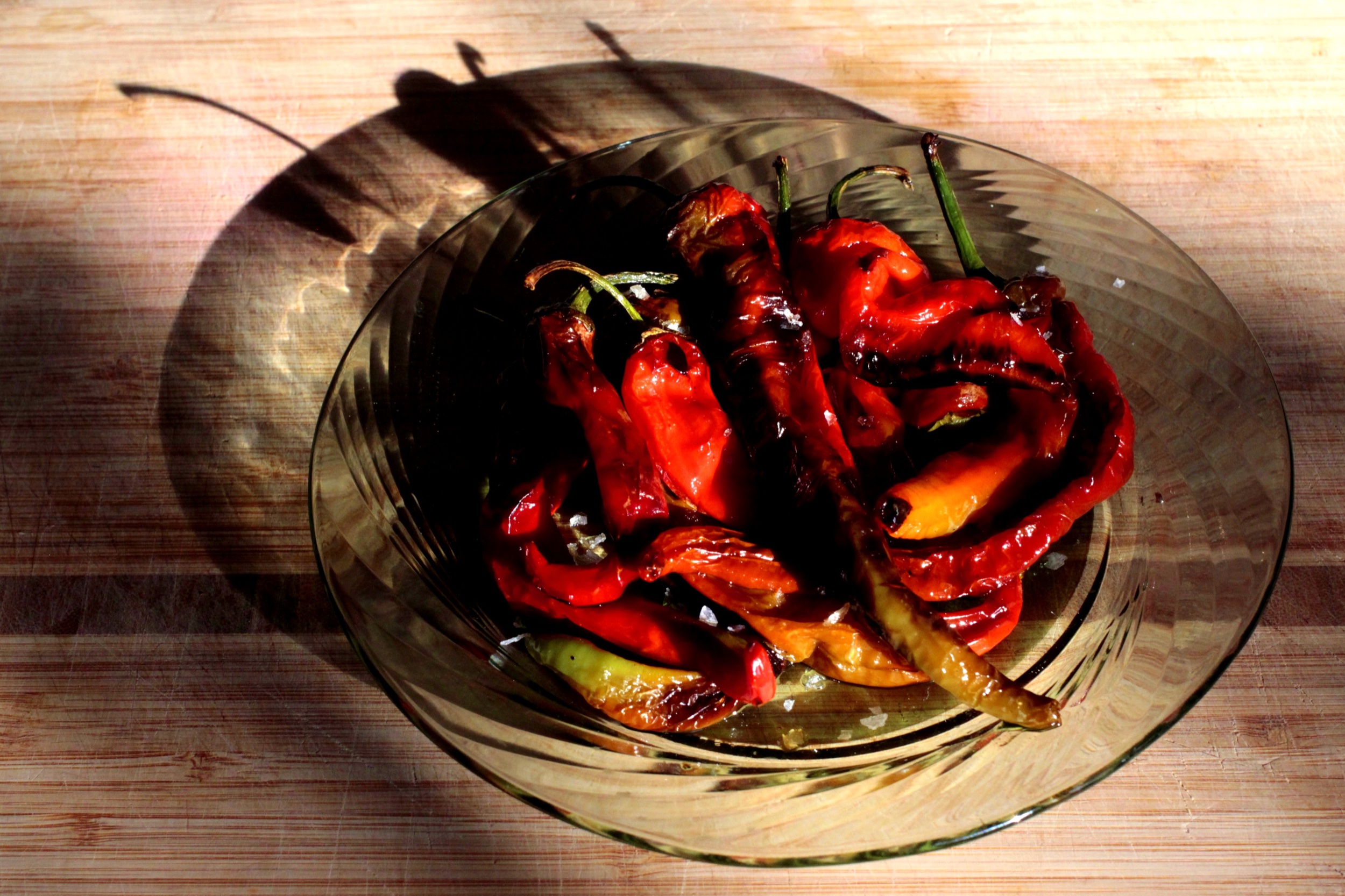 Sizzled, softened, served.