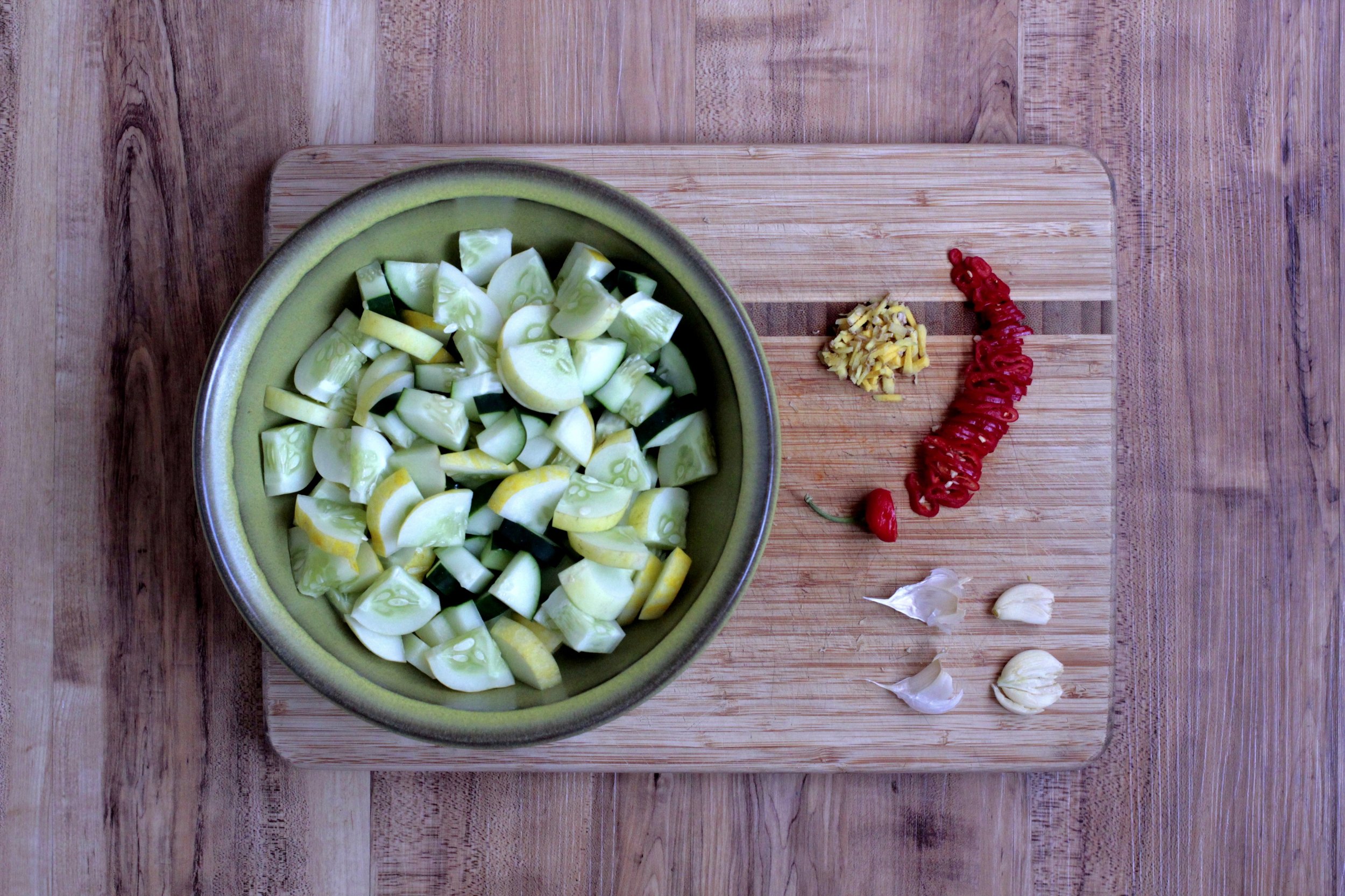 Produce, prepped.