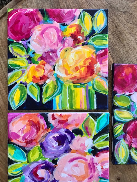 My Favorite Abstract Flower Paintings This Week — Elle Byers Art