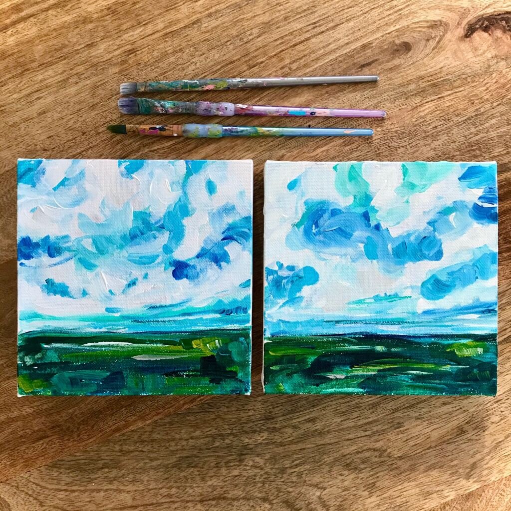 Featured image of post Mini Canvas Two Canvas Painting Ideas For Beginners / See how i paint a beach, night sky and tree.