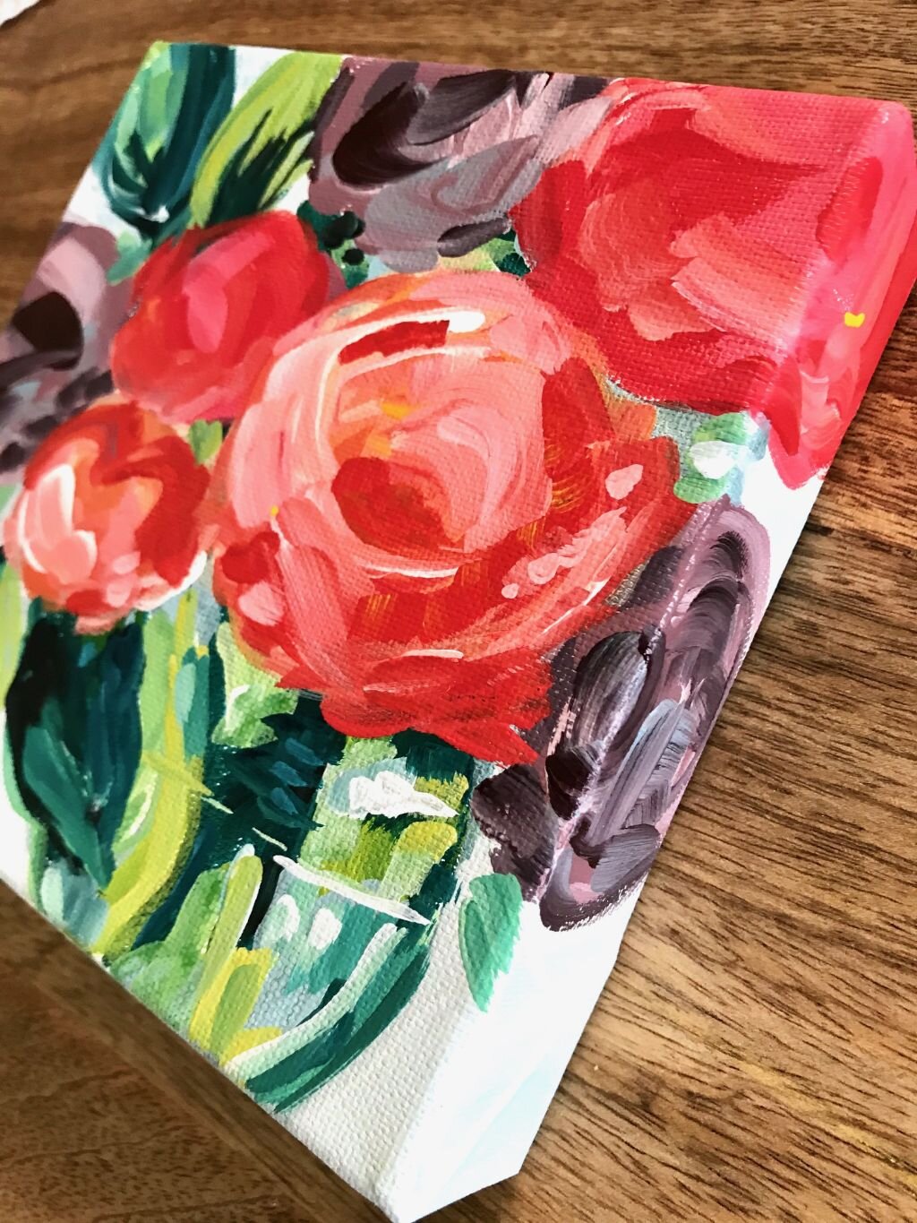 Tips and Techniques for Painting Abstract Flowers with Acrylics on Canvas —  Elle Byers Art