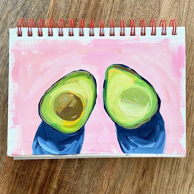 New video: Simple Summer Citrus – Easy citrus slice acrylic painting  tutorial for beginners – Skye Pratt – Teaching Artist