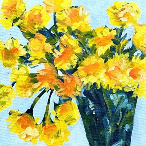 Flower Painting Tutorials on YouTube | Painting Flowers with Acrylic ...