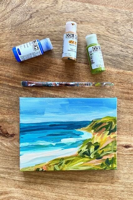 How to Paint a Landscape with Acrylic Paint Step by Step — Elle Byers Art