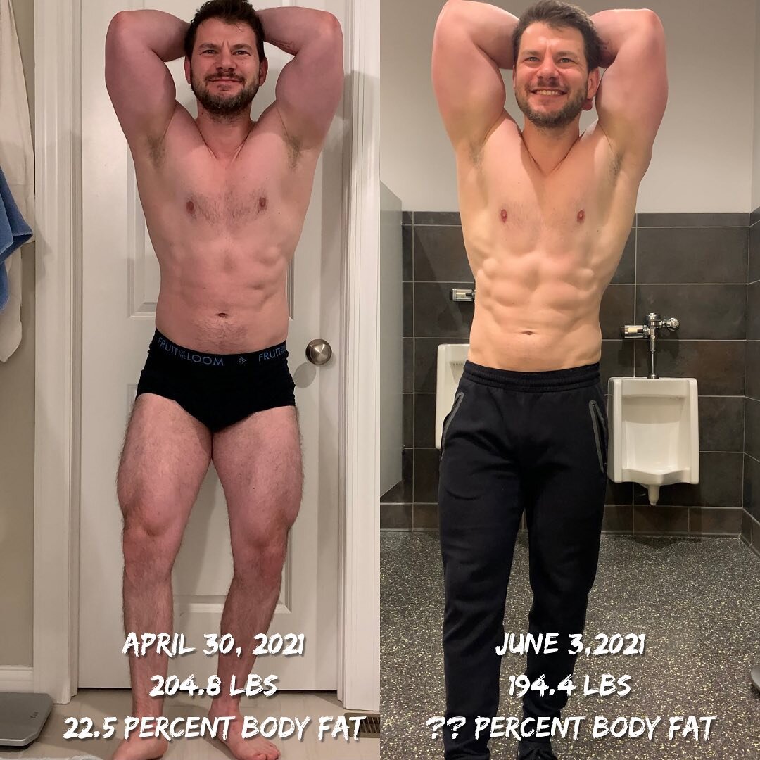 Half way through my personal transformation. I wasn&rsquo;t feeling great about myself, wanted to change things up and aim for some goals. I got a DEXA scan at @grandviewprofitness and was exactly where I thought I was, 22.5% body fat. I made a perso