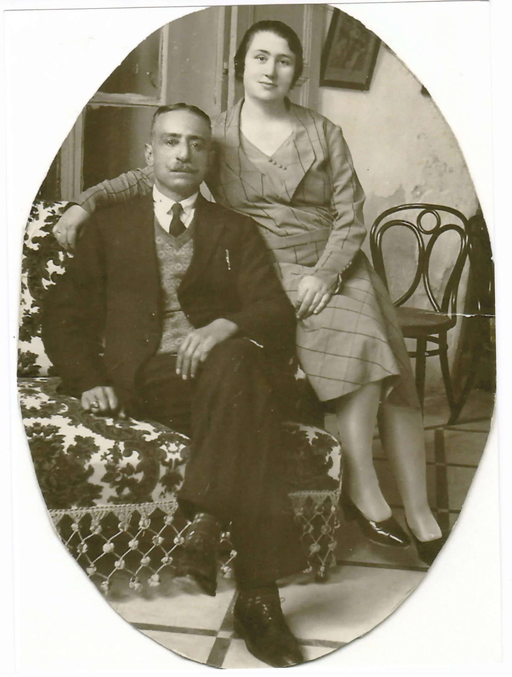 Naim and Aniseh Cotran. Acre, February 30, 1930, Family Papers