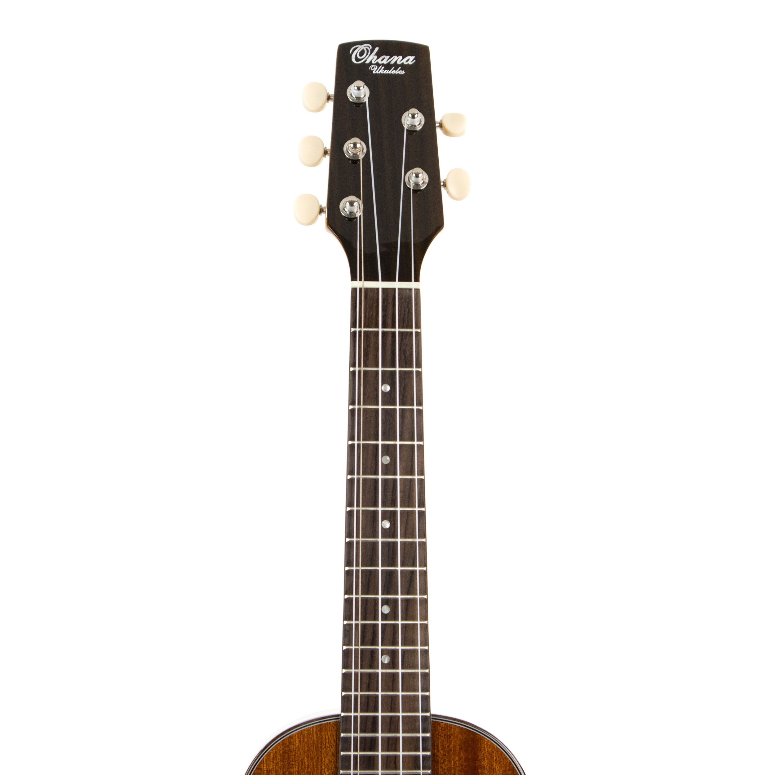 Ohana CK35G5 AllSolid Mahogany 5String Concert Ukulele01 — The Ukebug