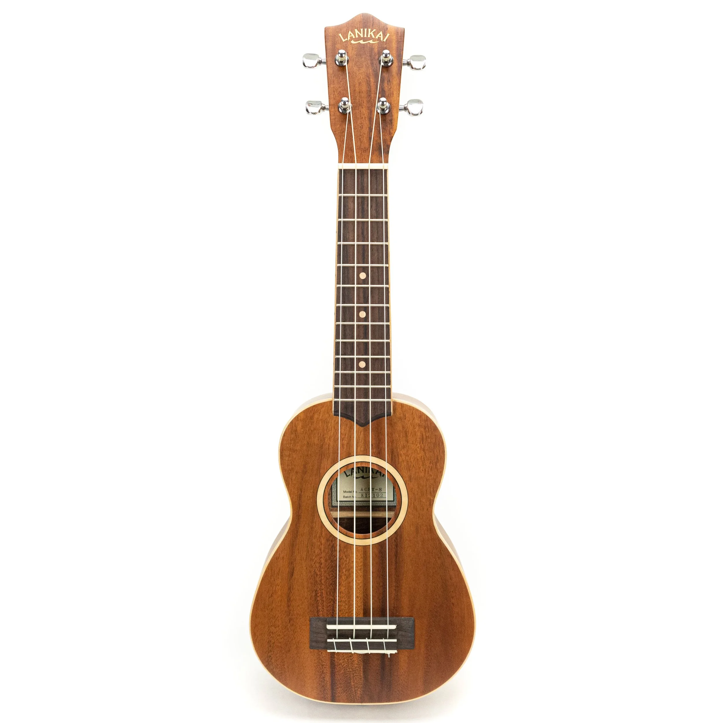 Lanikai ACSTS Solid Acacia Top Soprano Ukulele w/Bag — The Ukebug