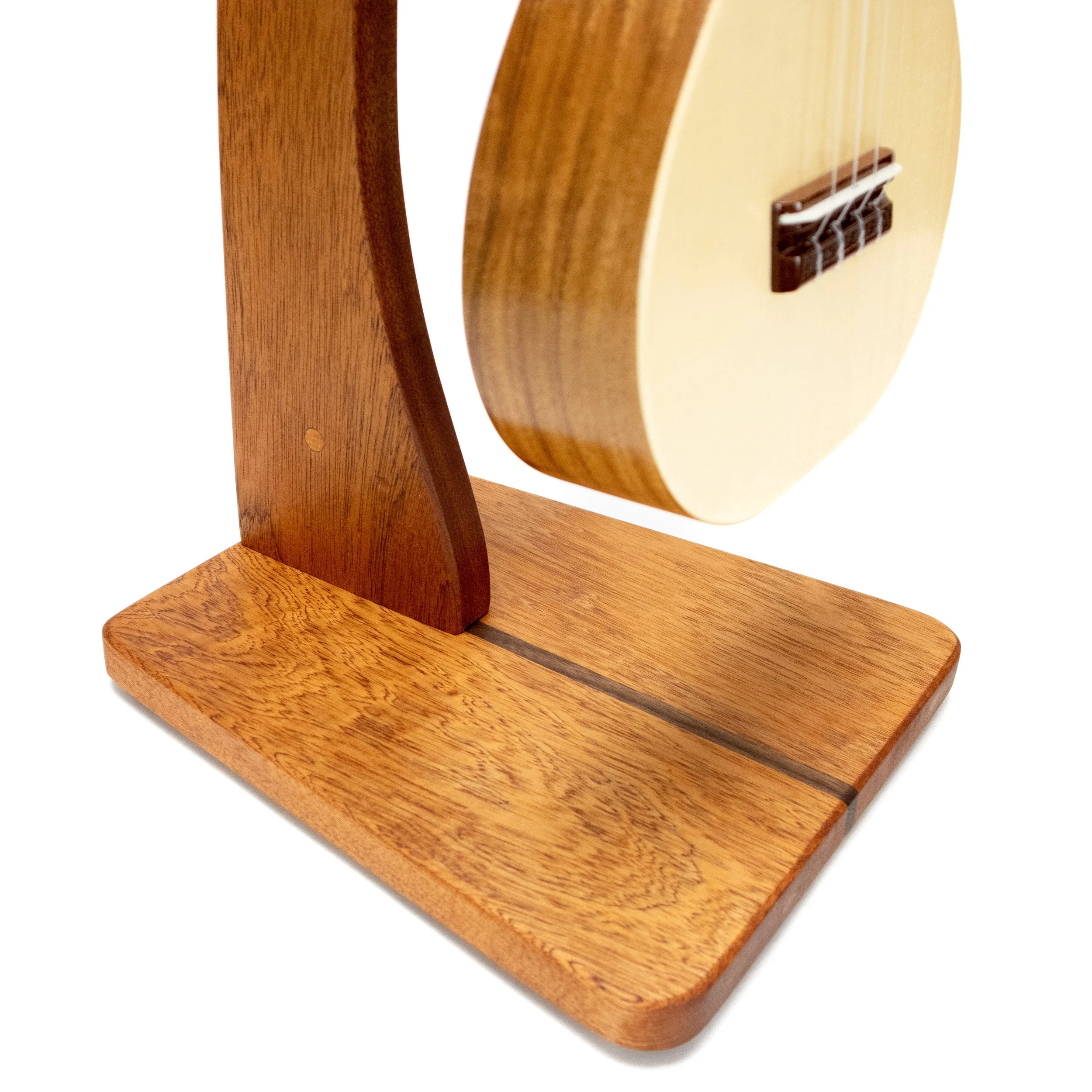 Zither Wooden Ukulele Stand (Mahogany) — The Ukebug