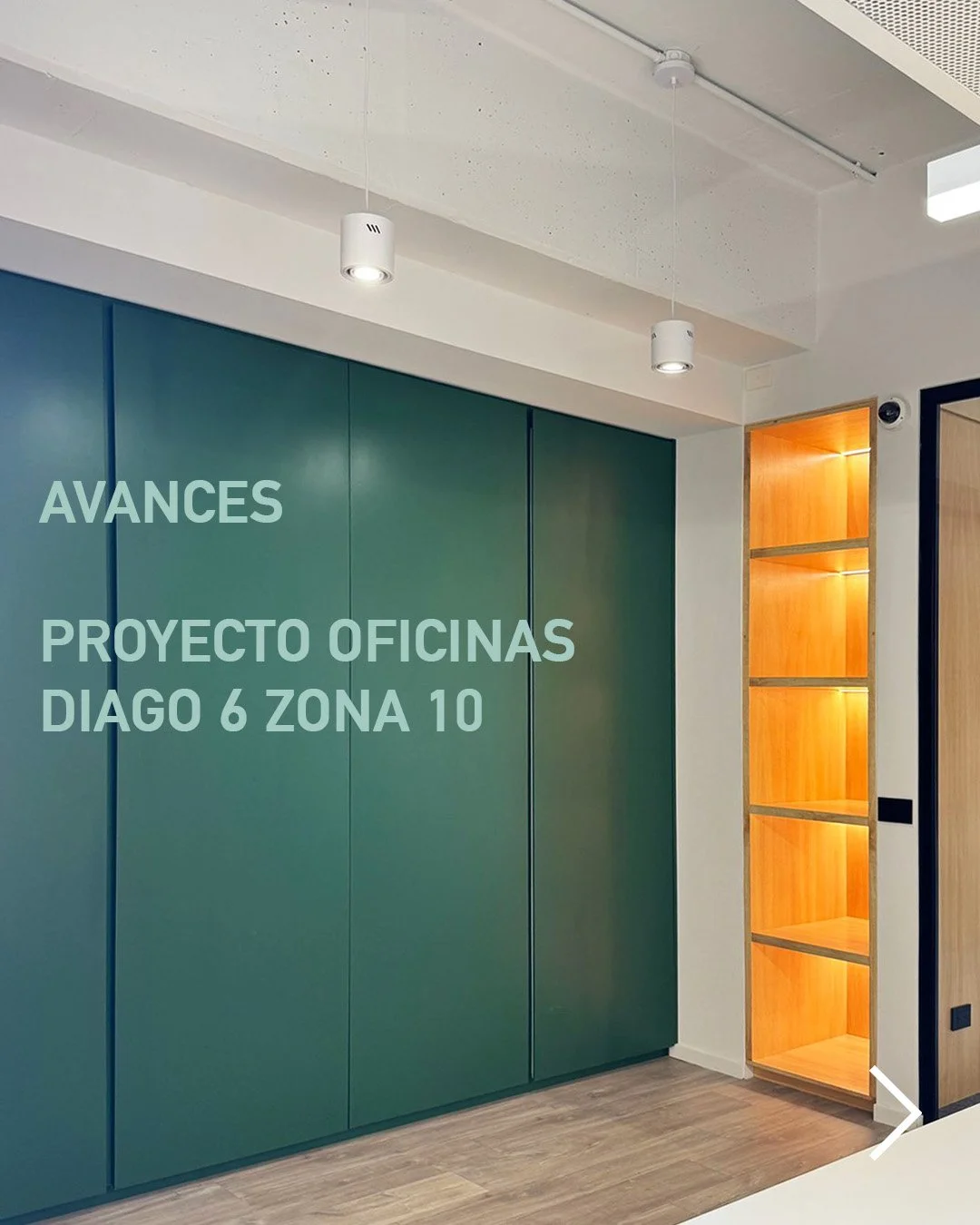 Estamos a punto de finalizar este proyecto de oficinas en edificio DIAGO6, &iexcl;muy emocionados con los resultados! Dise&ntilde;o @estudiometricogt Muebles fijos @alternnaliving Muro cnc @i4mobiliario Ventaner&iacute;a @aluver.gt Acabados @neocret 