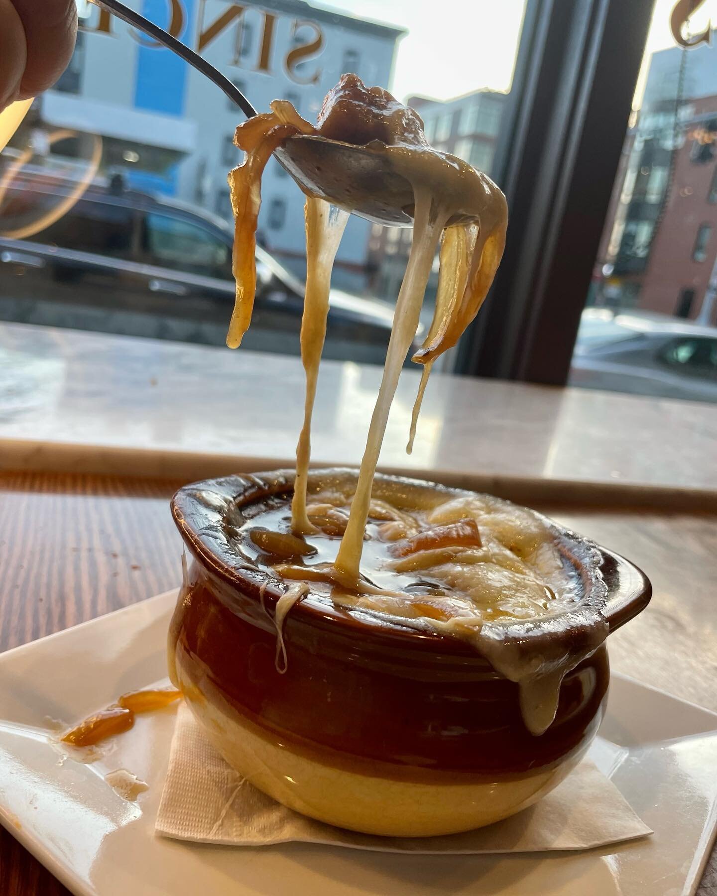What better way to warm up than with our delicious French Onion Soup!
.
.
.
.
#bostonbreakfast #bostonbrunch #southie #foodiesofinstagram #eats #instacool #foodstagram #instafood #foodpic #foodgasm #delicious #foodoftheday #foodpics