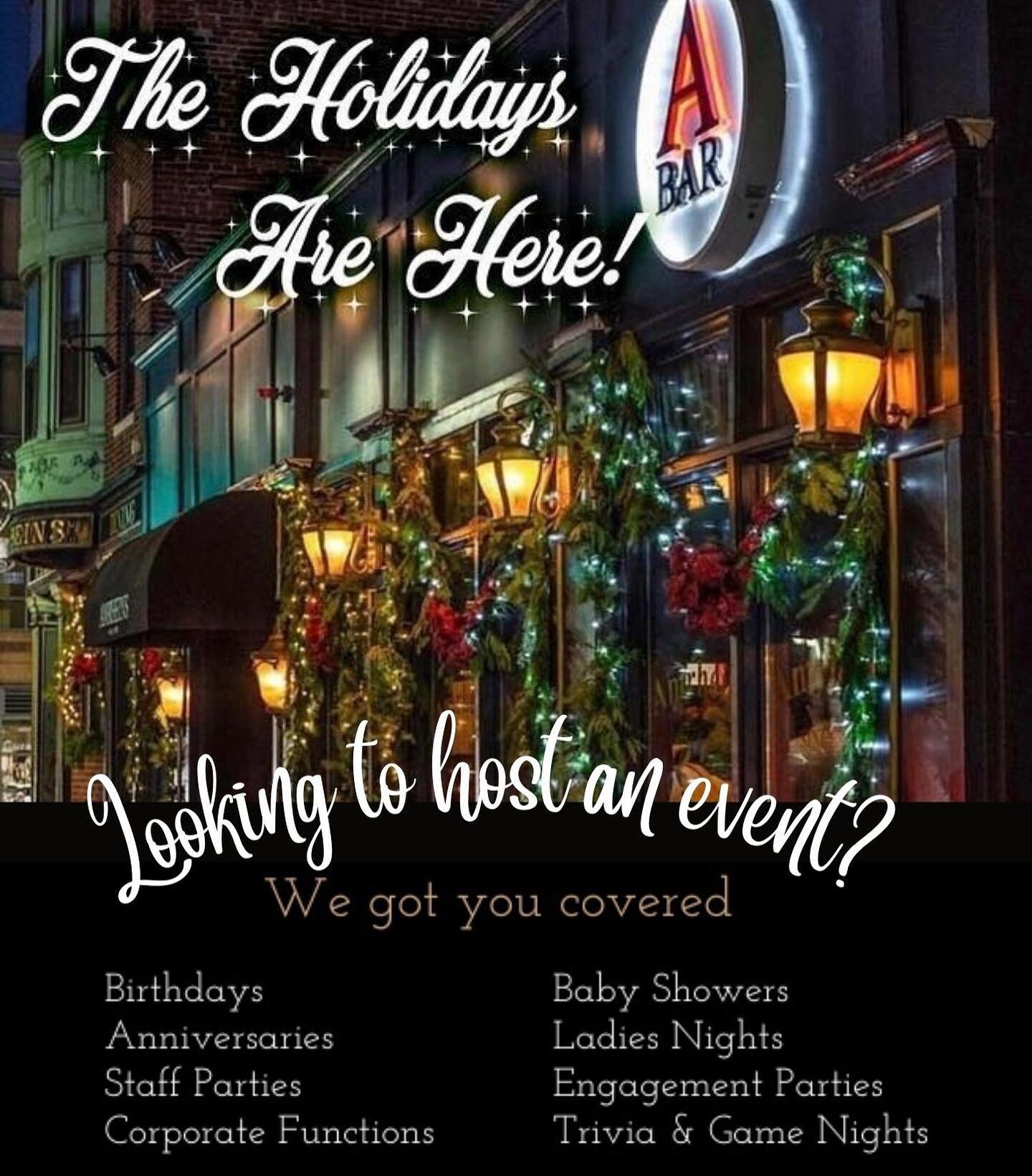 Planning a holiday party? Come party with us! Call today to book your celebration! 

#bostonfunctions #bostonparty #drinkdrankdrunk #foodie #southie #southboston #restaurant #alcohol #function #wedding #party #love  #instagram #marriage #music #event