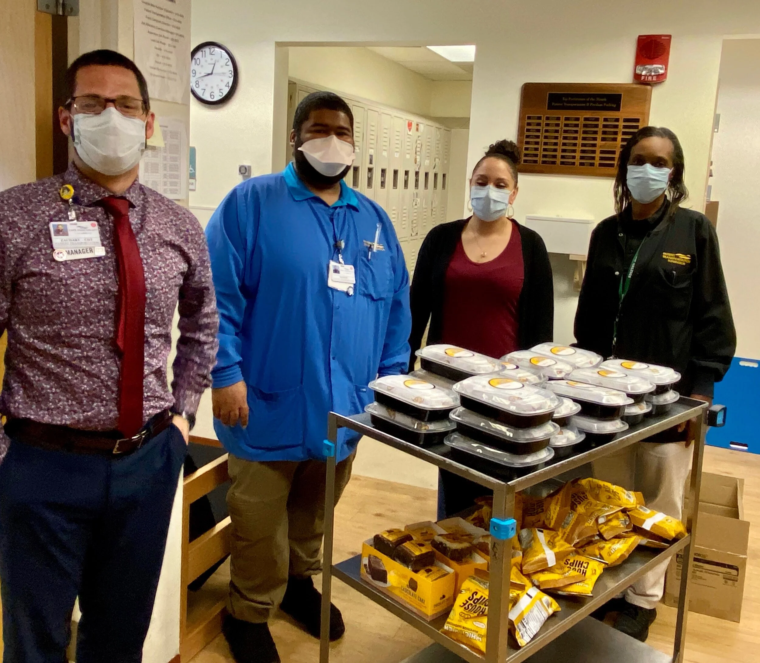 115 Lunches delivered to Sunlight Alumni Nurses on the frontlines of COVID-19