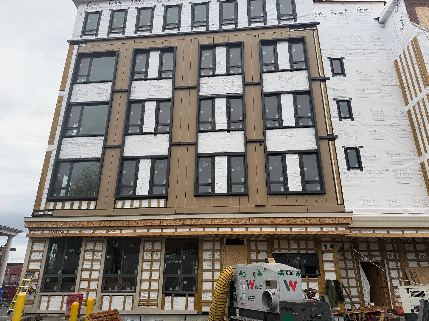 Great to see the custom trim we provided for the Post Apartments project on a site visit/delivery today. Champlain Housing Trust and Evernorth are redeveloping the site of the Howard Plant VFW Post 782 on South Winooski Avenue in downtown Burlington.