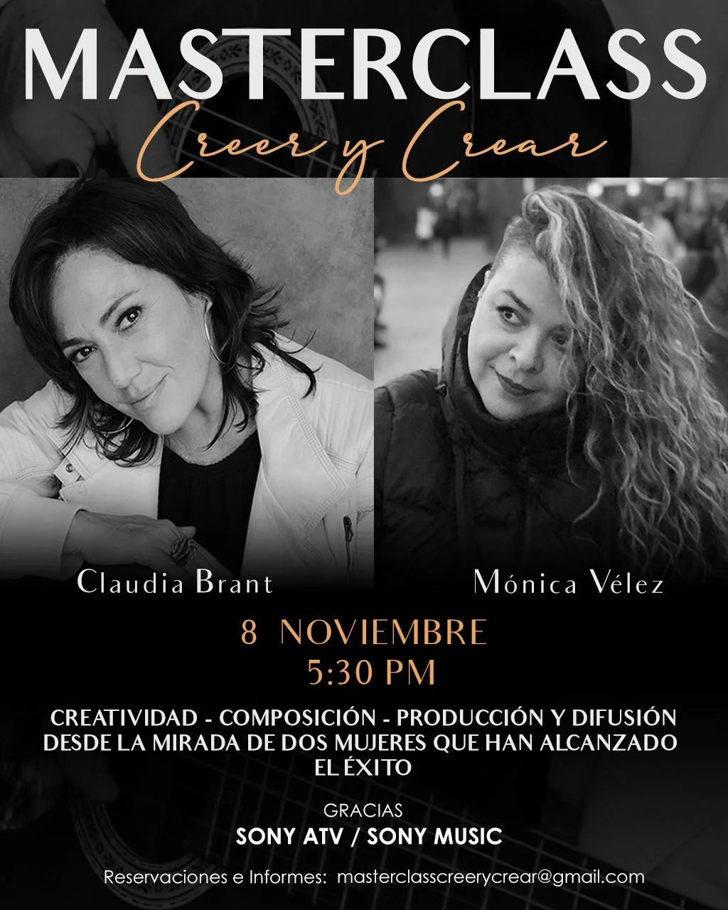 Masterclass Creer y Crear