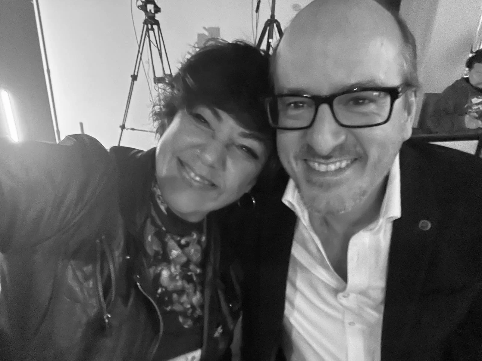 Claudia y Rafa Sardina en un Grammy celebration 