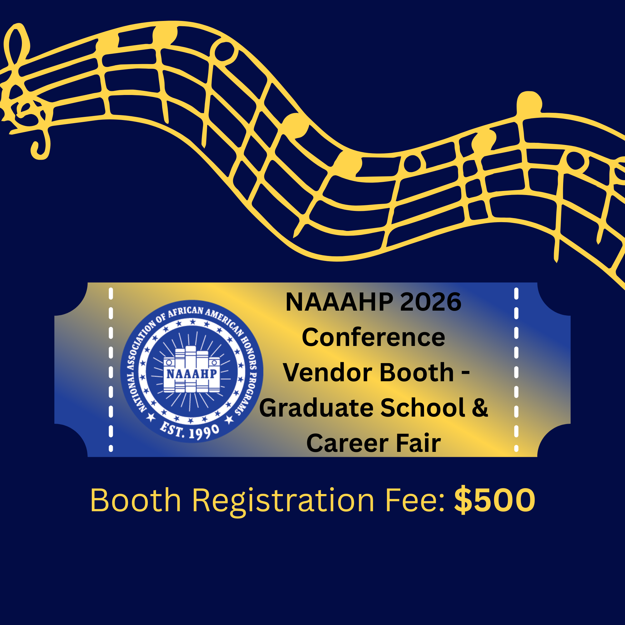 NAAAHP 2026 Conference - VENDOR BOOTH - Graduate School & Career Fair