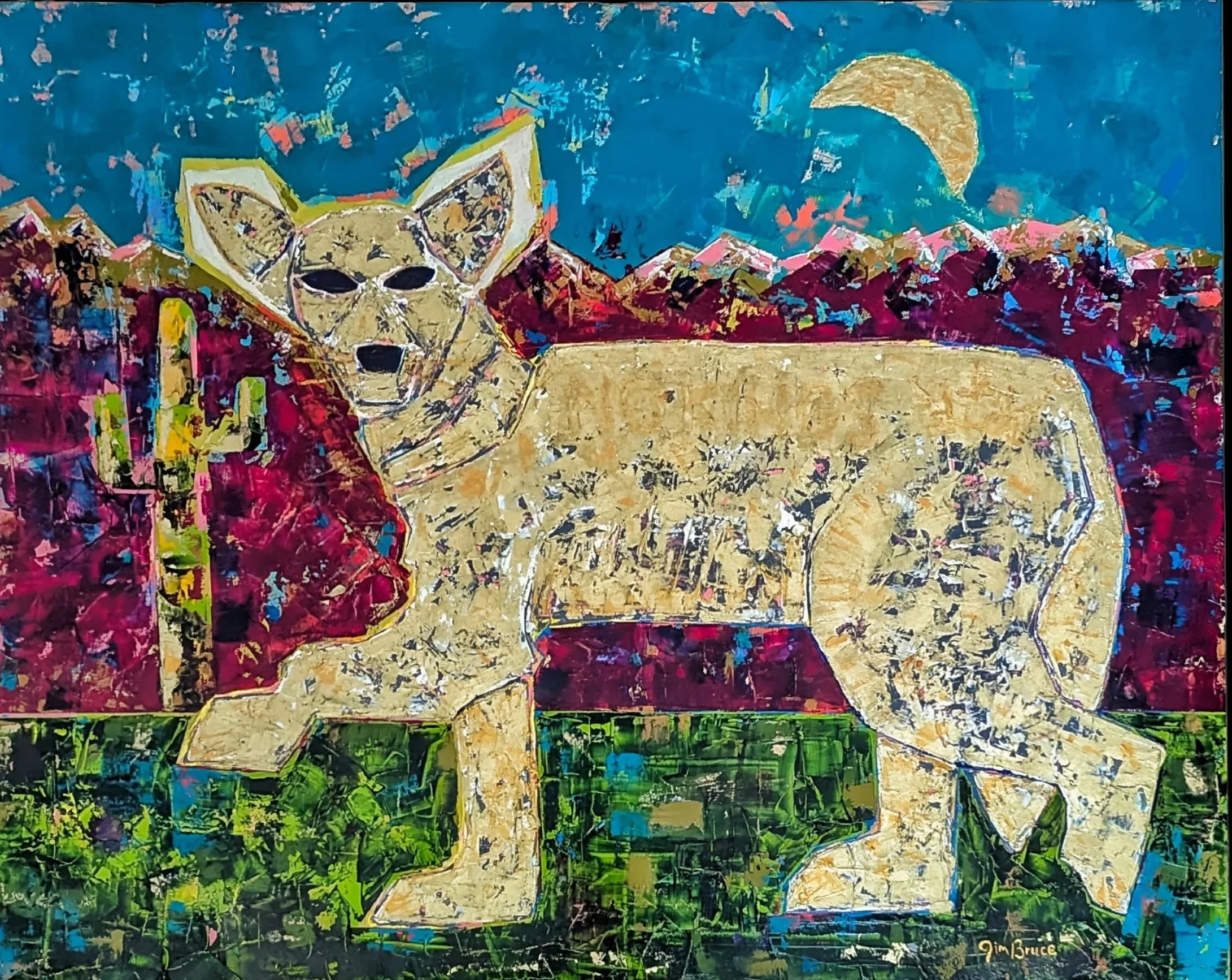 'No Kings' / Oils on Panel 28" x 36" / $600.00