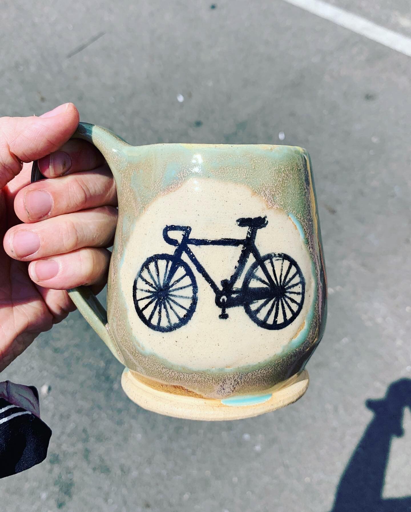 Made some bike mugs specially for the @pelotonia ride today! We&rsquo;re set up @brewdognewalbany 🚴&zwj;♀️🚴🚴&zwj;♂️
Congrats to all the riders today!  Hope everyone is staying cool (sort of) and staying hydrated.