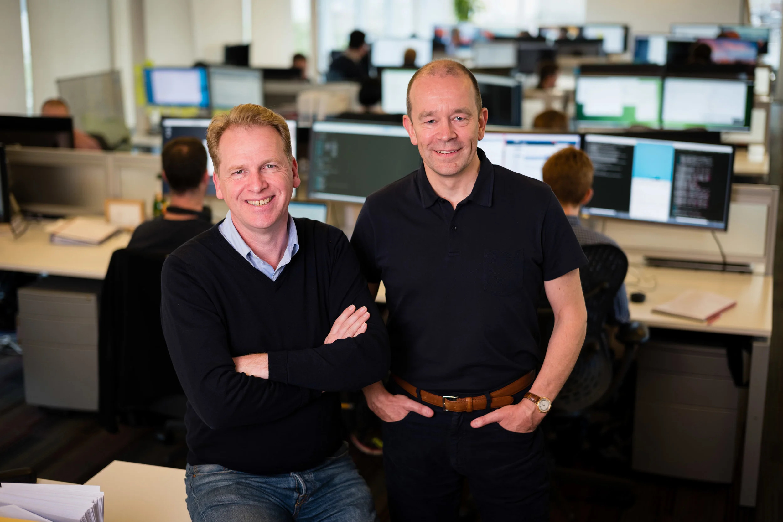 Graphcore’s co-founders Nigel Toon & Simon Knowles
