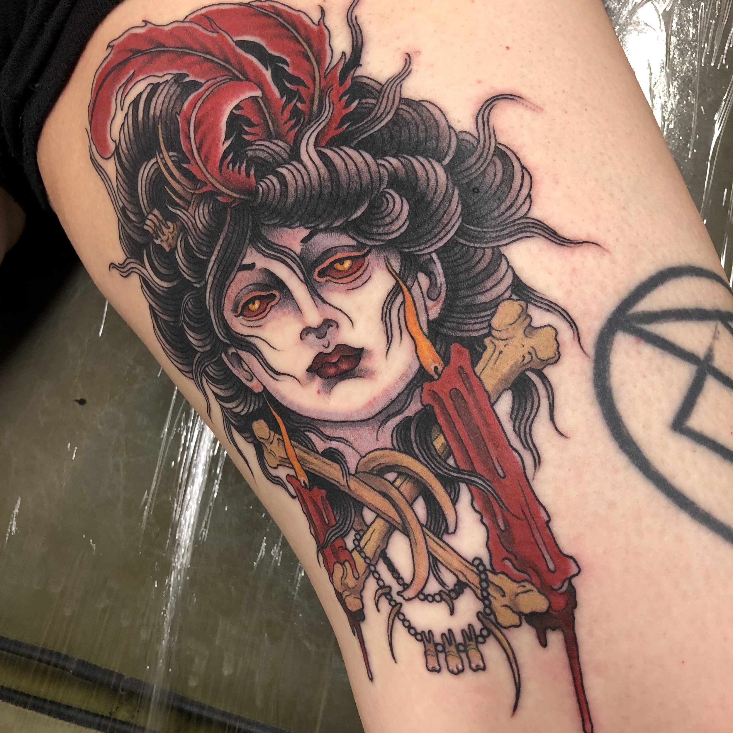 NEOTRADITIONAL  INK DELUXE TATTOO
